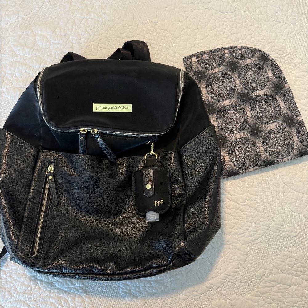 Petunia Pickle Bottom Tempo Backpack in Twilight Black